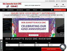 Tablet Screenshot of jeannotte.com